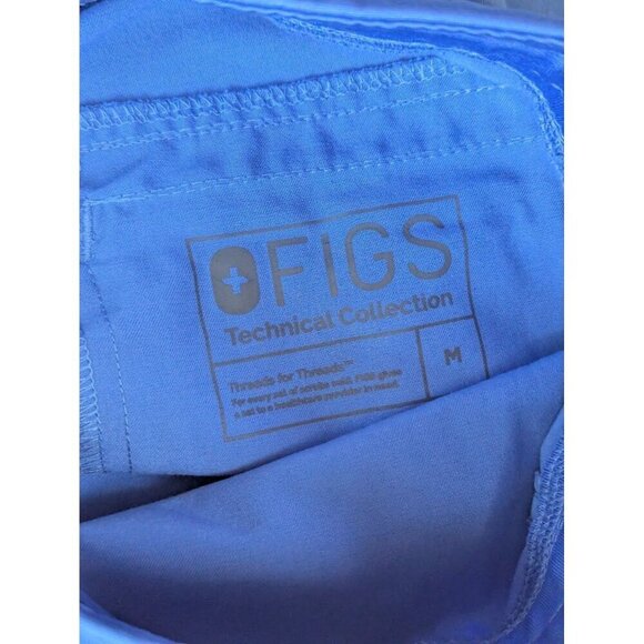 Figs Technical Collection Scrub Set Top Pants Medium Blue unisex - Picture 4 of 9